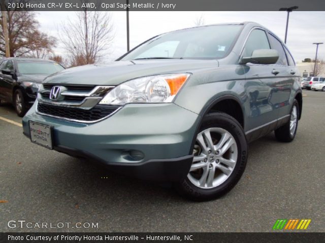 2010 Honda CR-V EX-L AWD in Opal Sage Metallic