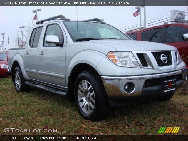 2012 Nissan Frontier SL Crew Cab 4x4 in Brilliant Silver Metallic