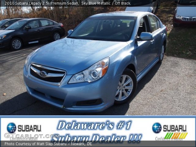 2010 Subaru Legacy 2.5i Premium Sedan in Sky Blue Metallic