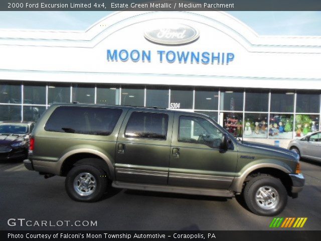 2000 Ford Excursion Limited 4x4 in Estate Green Metallic