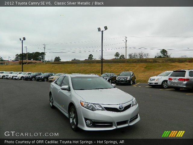 2012 Toyota Camry SE V6 in Classic Silver Metallic