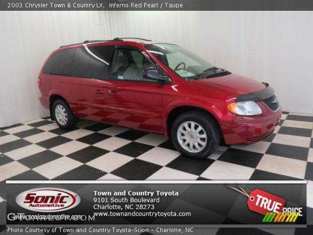 2003 Chrysler Town & Country LX in Inferno Red Pearl