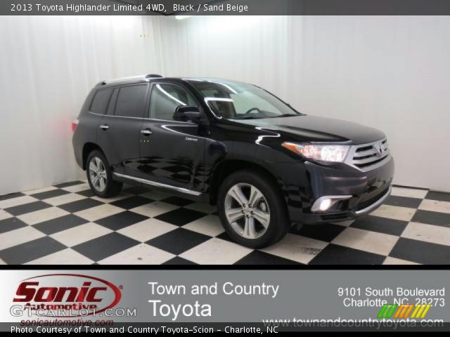 2013 Toyota Highlander Limited 4WD in Black