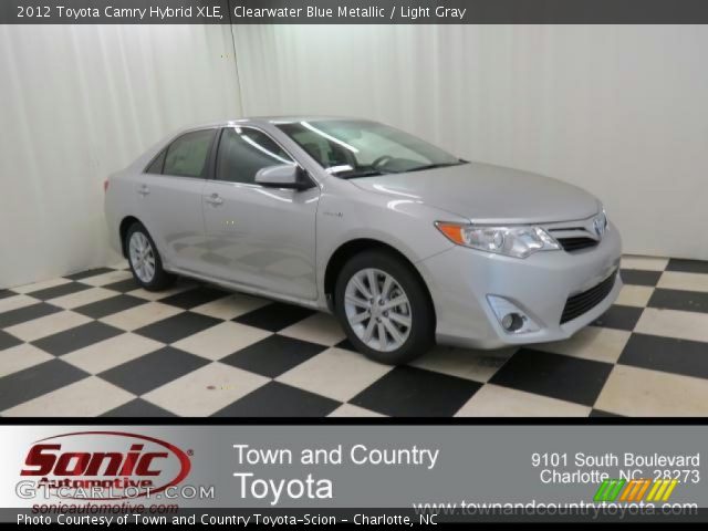 2012 Toyota Camry Hybrid XLE in Clearwater Blue Metallic