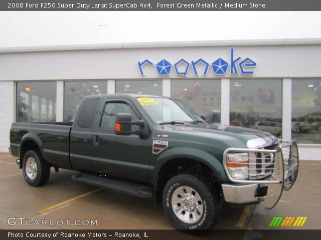 2008 Ford F250 Super Duty Lariat SuperCab 4x4 in Forest Green Metallic