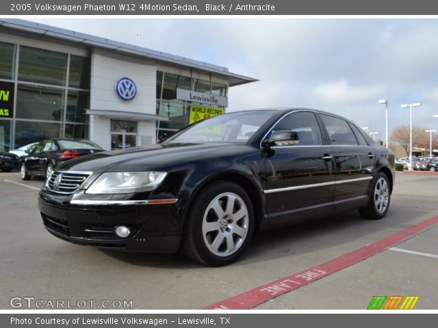 2005 Volkswagen Phaeton W12 4Motion Sedan in Black