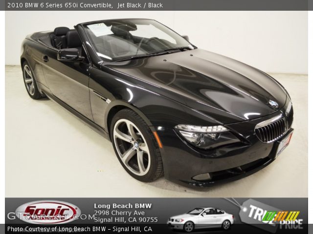 2010 BMW 6 Series 650i Convertible in Jet Black