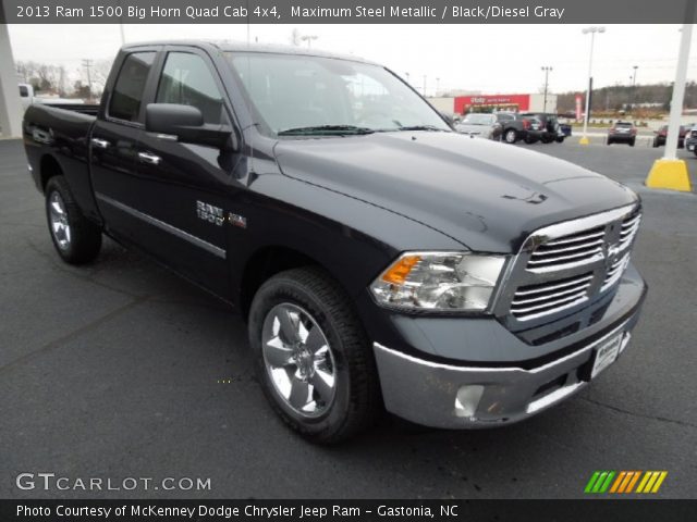 2013 Ram 1500 Big Horn Quad Cab 4x4 in Maximum Steel Metallic