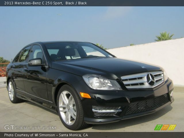 2013 Mercedes-Benz C 250 Sport in Black