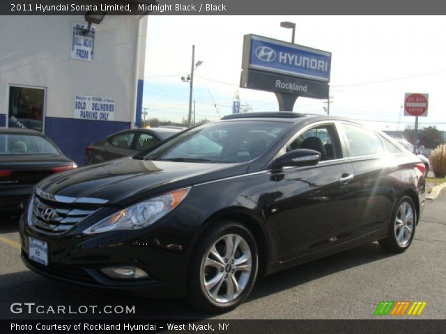 2011 Hyundai Sonata Limited in Midnight Black