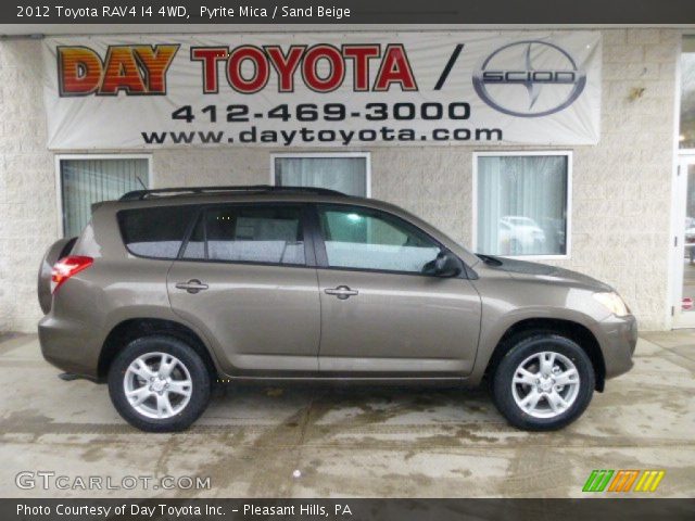 2012 Toyota RAV4 I4 4WD in Pyrite Mica