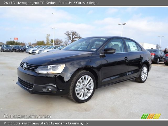 2013 Volkswagen Jetta TDI Sedan in Black Uni