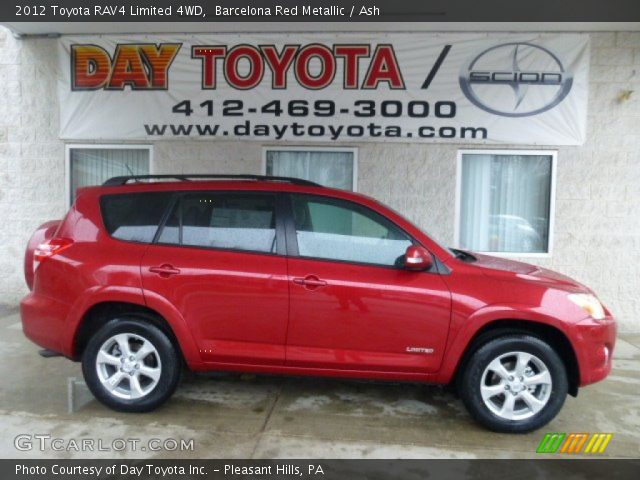 2012 Toyota RAV4 Limited 4WD in Barcelona Red Metallic