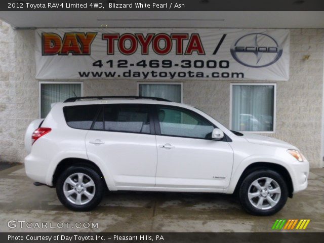 2012 Toyota RAV4 Limited 4WD in Blizzard White Pearl