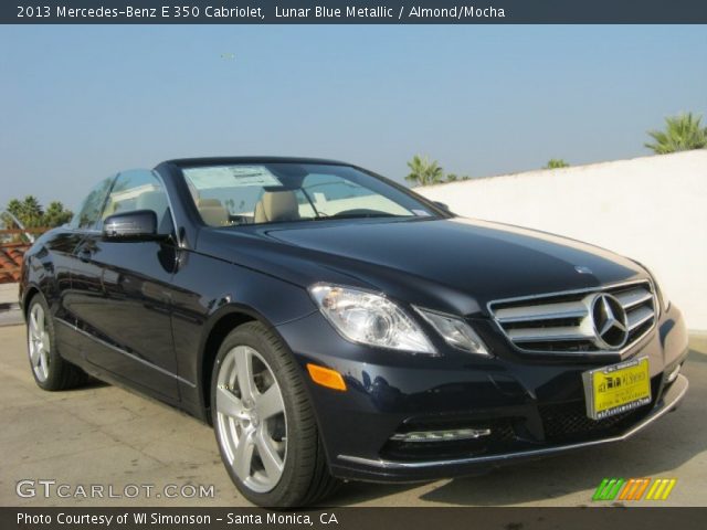 2013 Mercedes-Benz E 350 Cabriolet in Lunar Blue Metallic