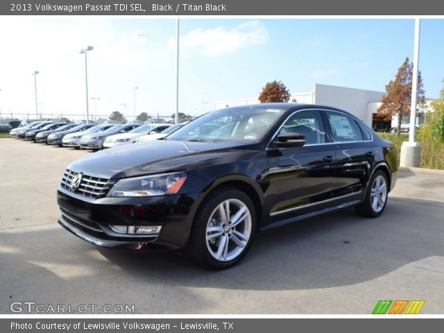 2013 Volkswagen Passat TDI SEL in Black