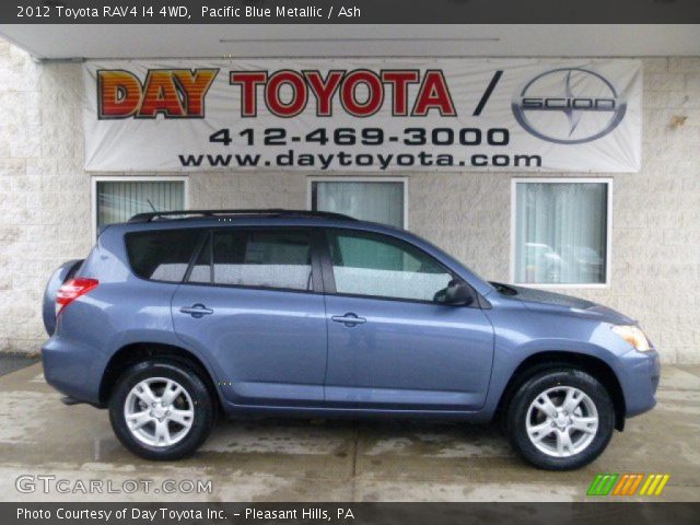 2012 Toyota RAV4 I4 4WD in Pacific Blue Metallic