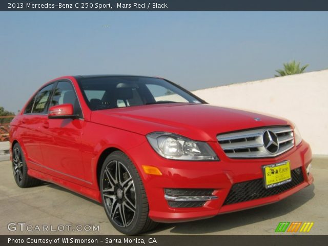 2013 Mercedes-Benz C 250 Sport in Mars Red