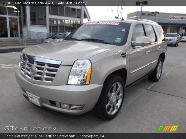 2008 Cadillac Escalade AWD in Gold Mist