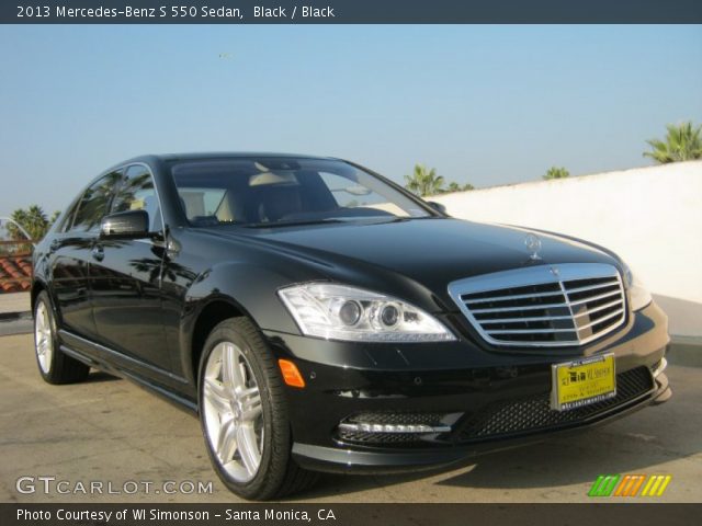2013 Mercedes-Benz S 550 Sedan in Black