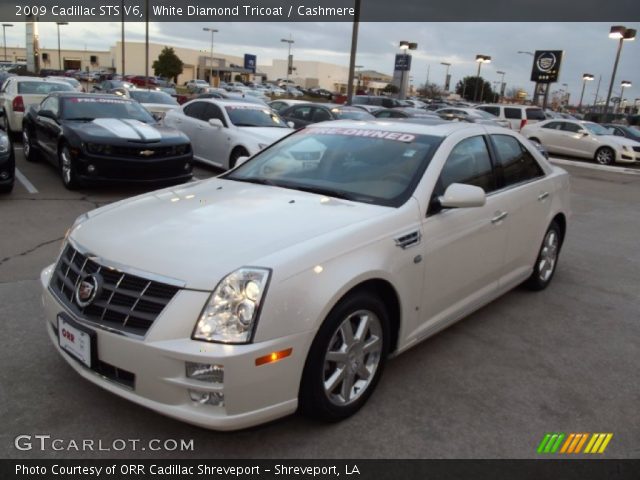 2009 Cadillac STS V6 in White Diamond Tricoat