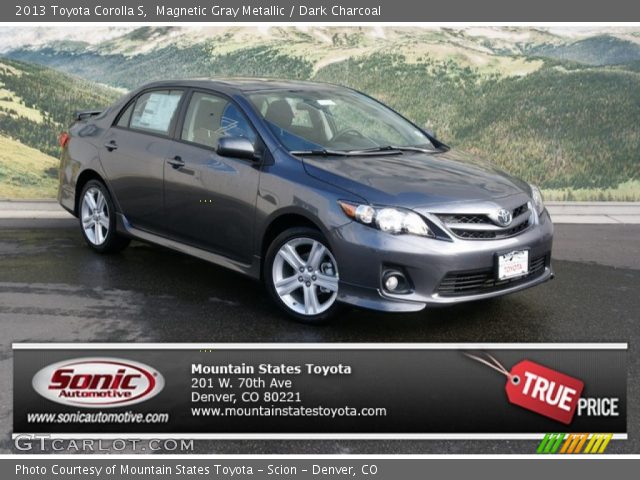 2013 Toyota Corolla S in Magnetic Gray Metallic