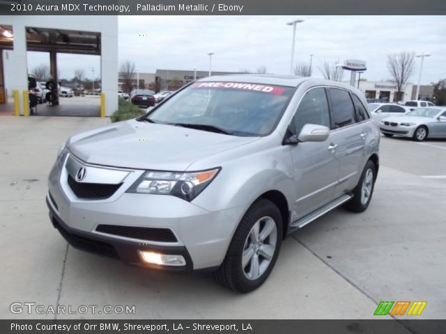 2010 Acura MDX Technology in Palladium Metallic