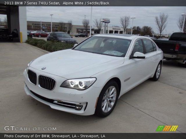 2013 BMW 7 Series 740Li Sedan in Alpine White