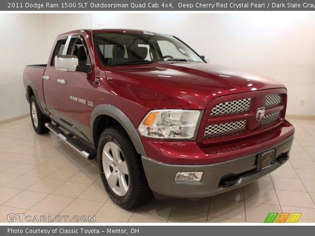 2011 Dodge Ram 1500 SLT Outdoorsman Quad Cab 4x4 in Deep Cherry Red Crystal Pearl