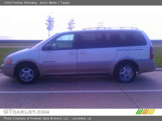 1999 Pontiac Montana  in Arctic White