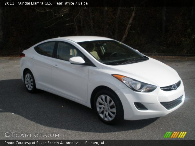 2011 Hyundai Elantra GLS in Pearl White