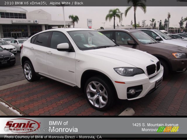 2010 BMW X6 xDrive35i in Alpine White