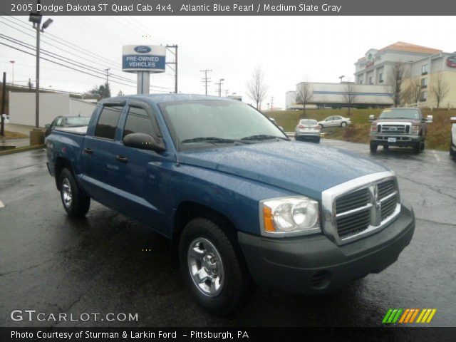 2005 Dodge Dakota ST Quad Cab 4x4 in Atlantic Blue Pearl