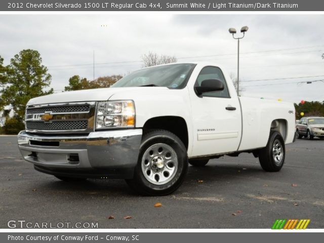 2012 Chevrolet Silverado 1500 LT Regular Cab 4x4 in Summit White