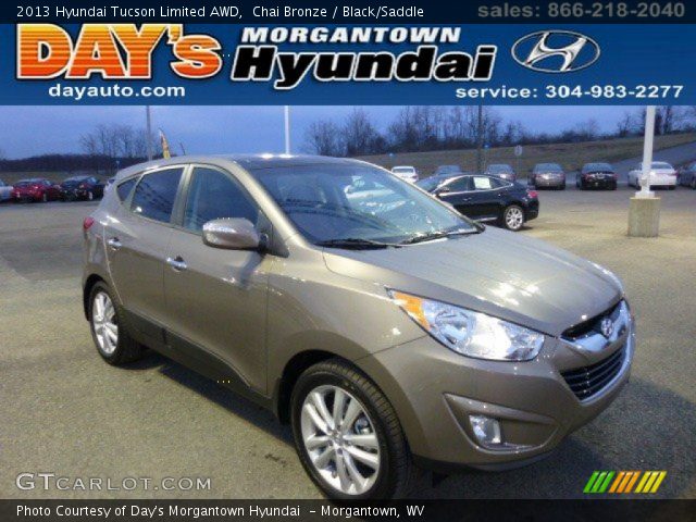 2013 Hyundai Tucson Limited AWD in Chai Bronze