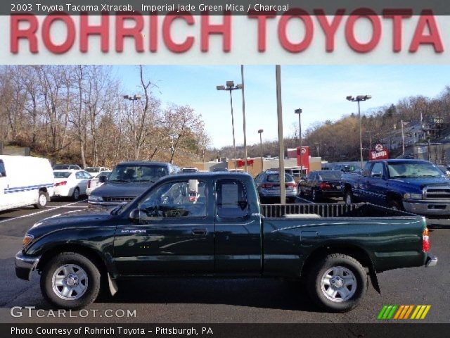 2003 Toyota Tacoma Xtracab in Imperial Jade Green Mica