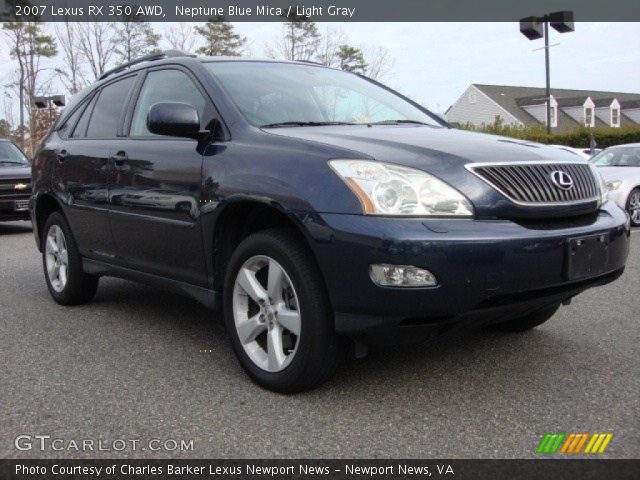 2007 Lexus RX 350 AWD in Neptune Blue Mica