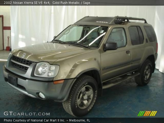 2002 Nissan Xterra SE V6 4x4 in Gold Rush Metallic