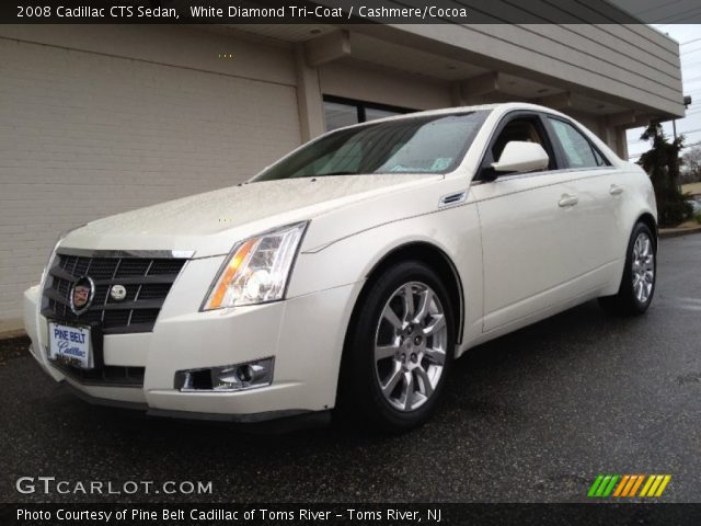 2008 Cadillac CTS Sedan in White Diamond Tri-Coat