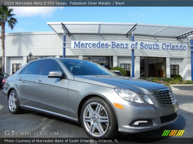2010 Mercedes-Benz E 550 Sedan in Palladium Silver Metallic