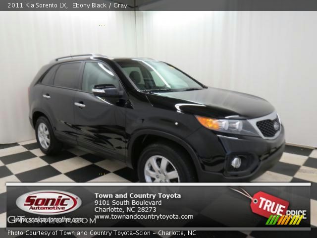 2011 Kia Sorento LX in Ebony Black