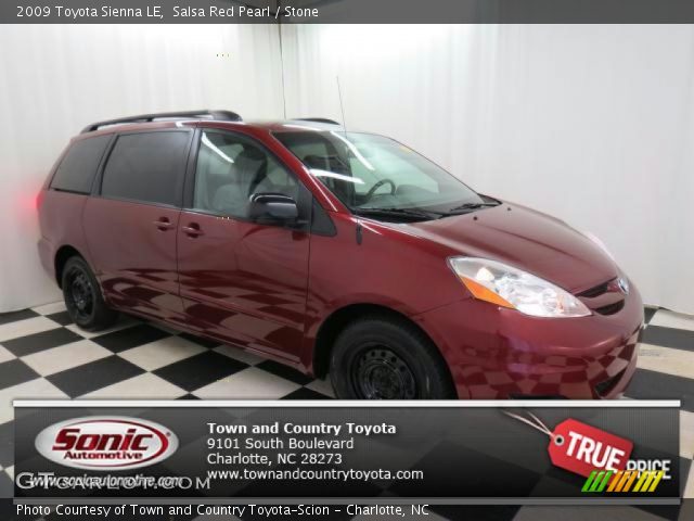 2009 Toyota Sienna LE in Salsa Red Pearl