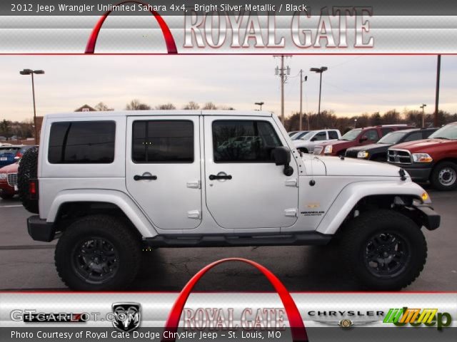 2012 Jeep Wrangler Unlimited Sahara 4x4 in Bright Silver Metallic