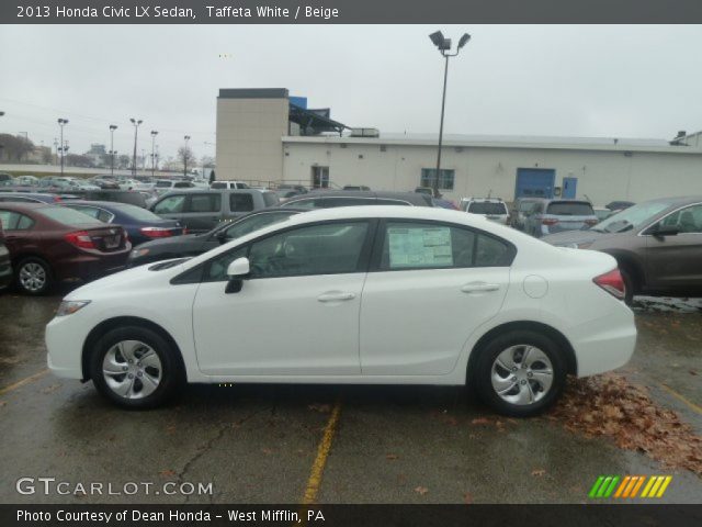 2013 Honda Civic LX Sedan in Taffeta White