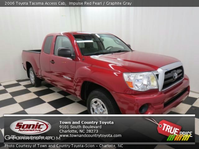 2006 Toyota Tacoma Access Cab in Impulse Red Pearl