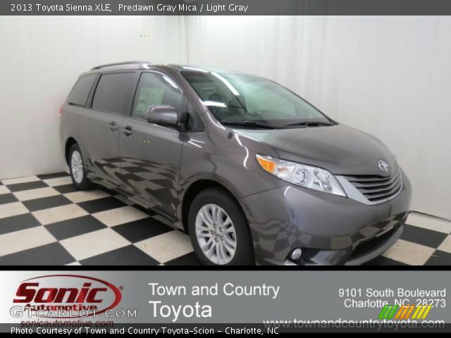 2013 Toyota Sienna XLE in Predawn Gray Mica