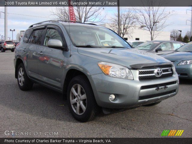 2008 Toyota RAV4 Limited V6 4WD in Everglade Metallic