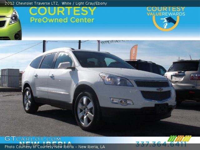 2012 Chevrolet Traverse LTZ in White