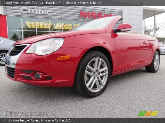 2008 Volkswagen Eos Lux in Paprika Red Metallic