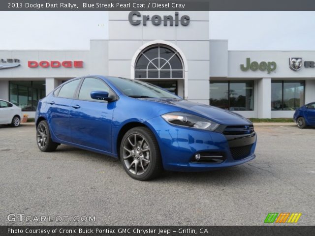 2013 Dodge Dart Rallye in Blue Streak Pearl Coat
